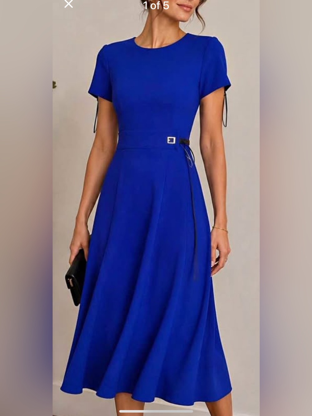 Calvin Klein  newCobalt Blue Midi Dress